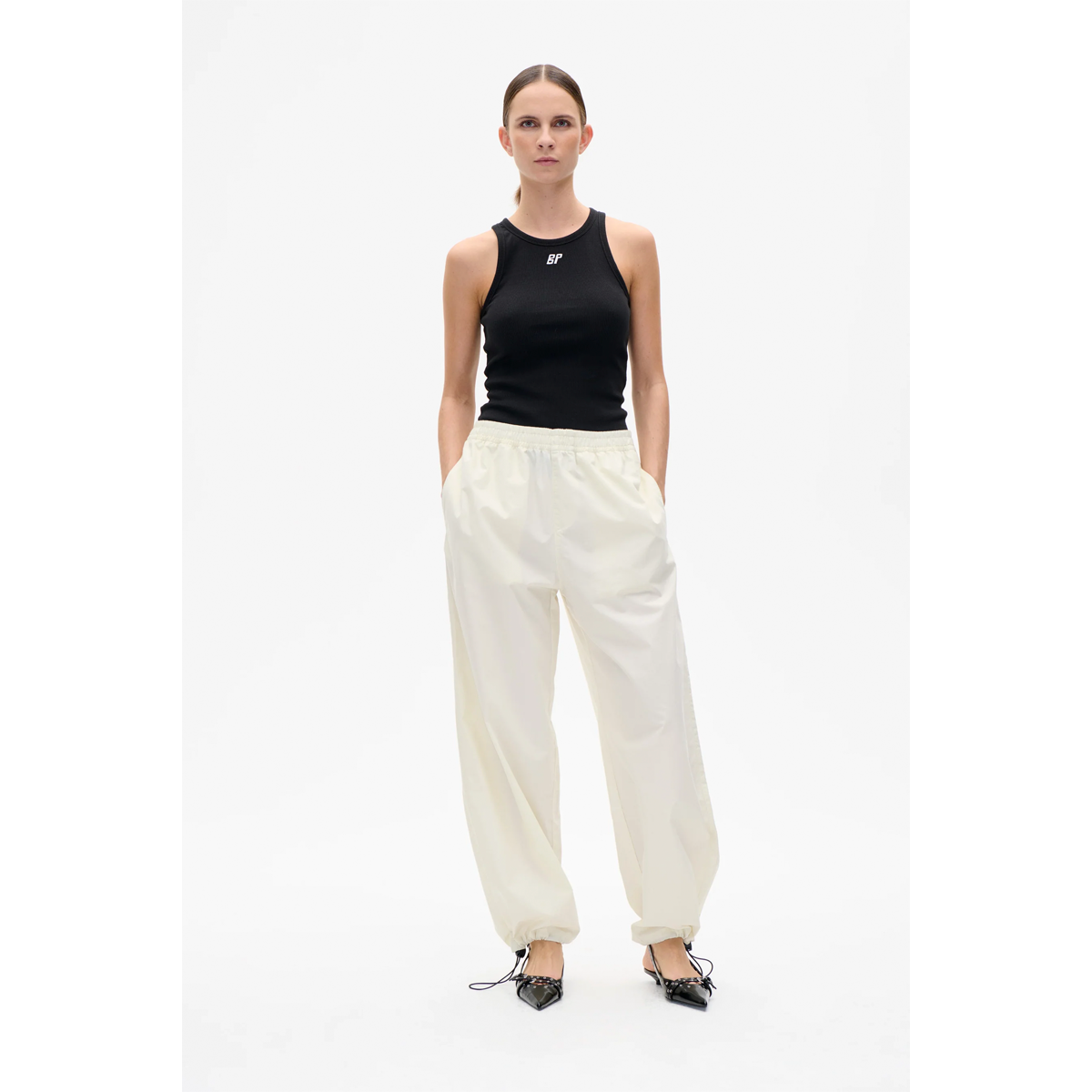 Nazan Pants, Light Grey