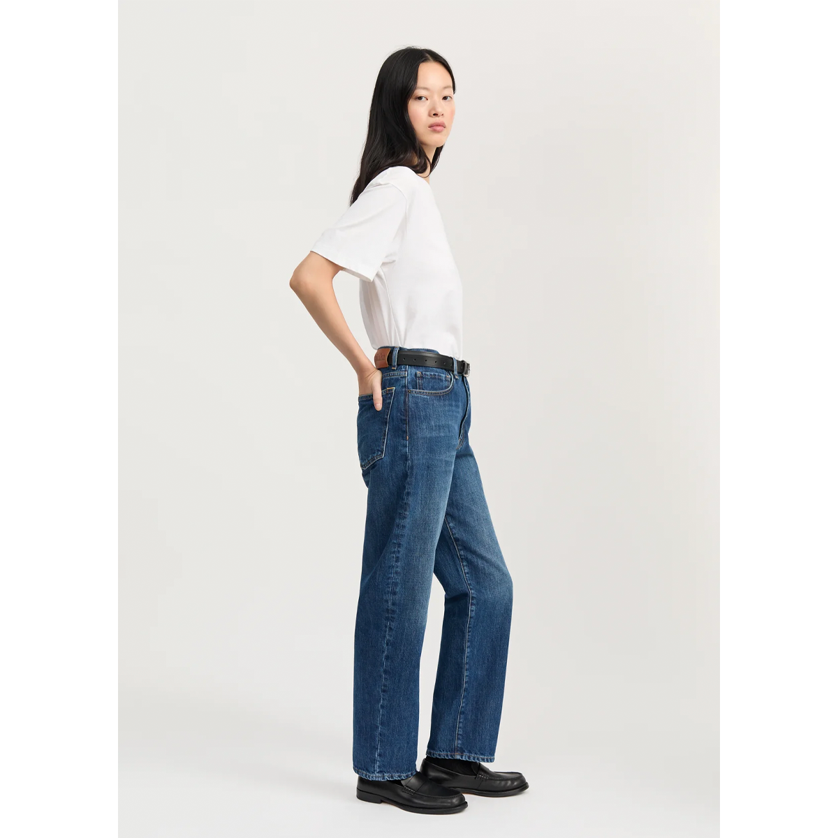 Collin midwaist relaxed jeans