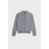 Elida cashmere polo, Grey