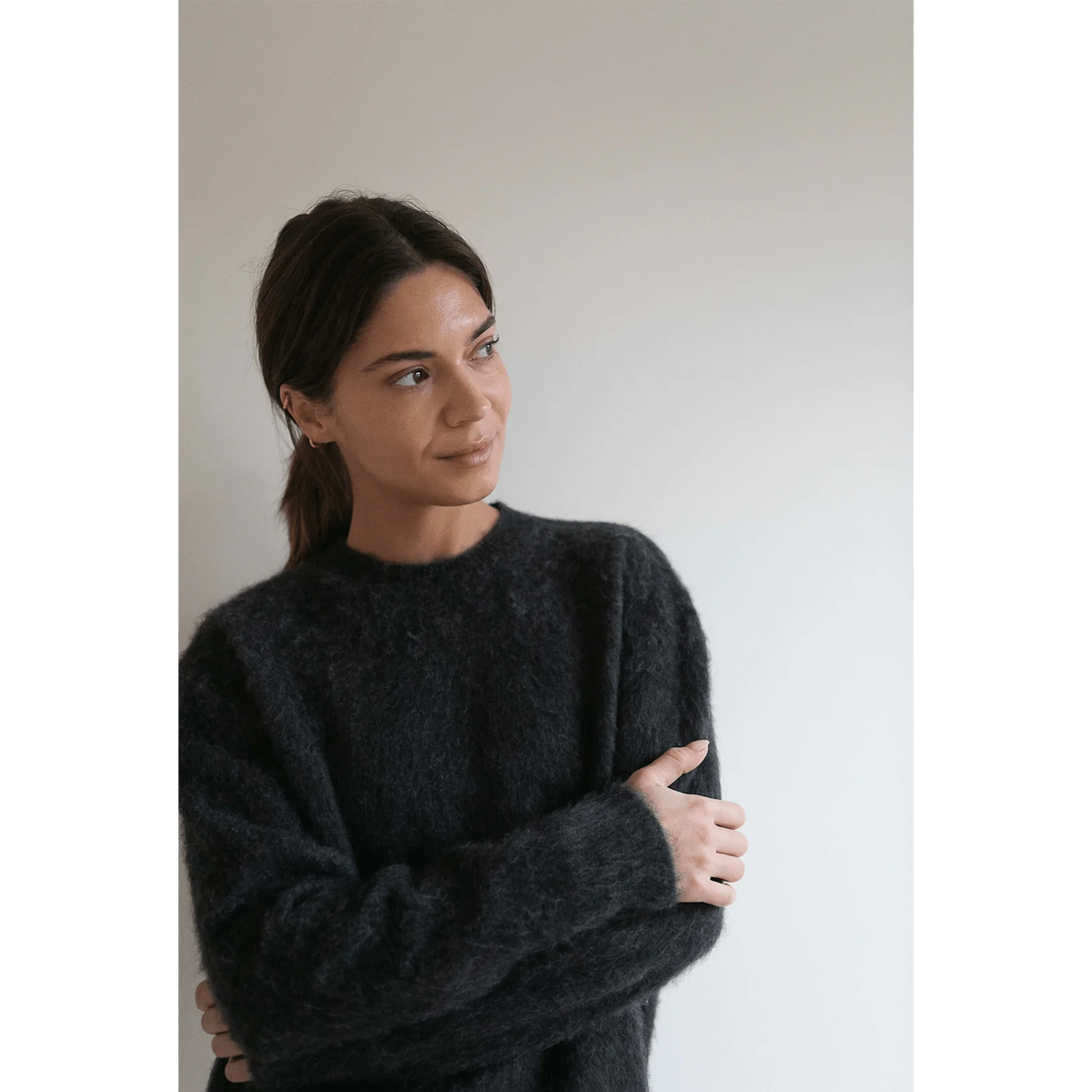 Nina Hairy Strik, Charcoal Melange