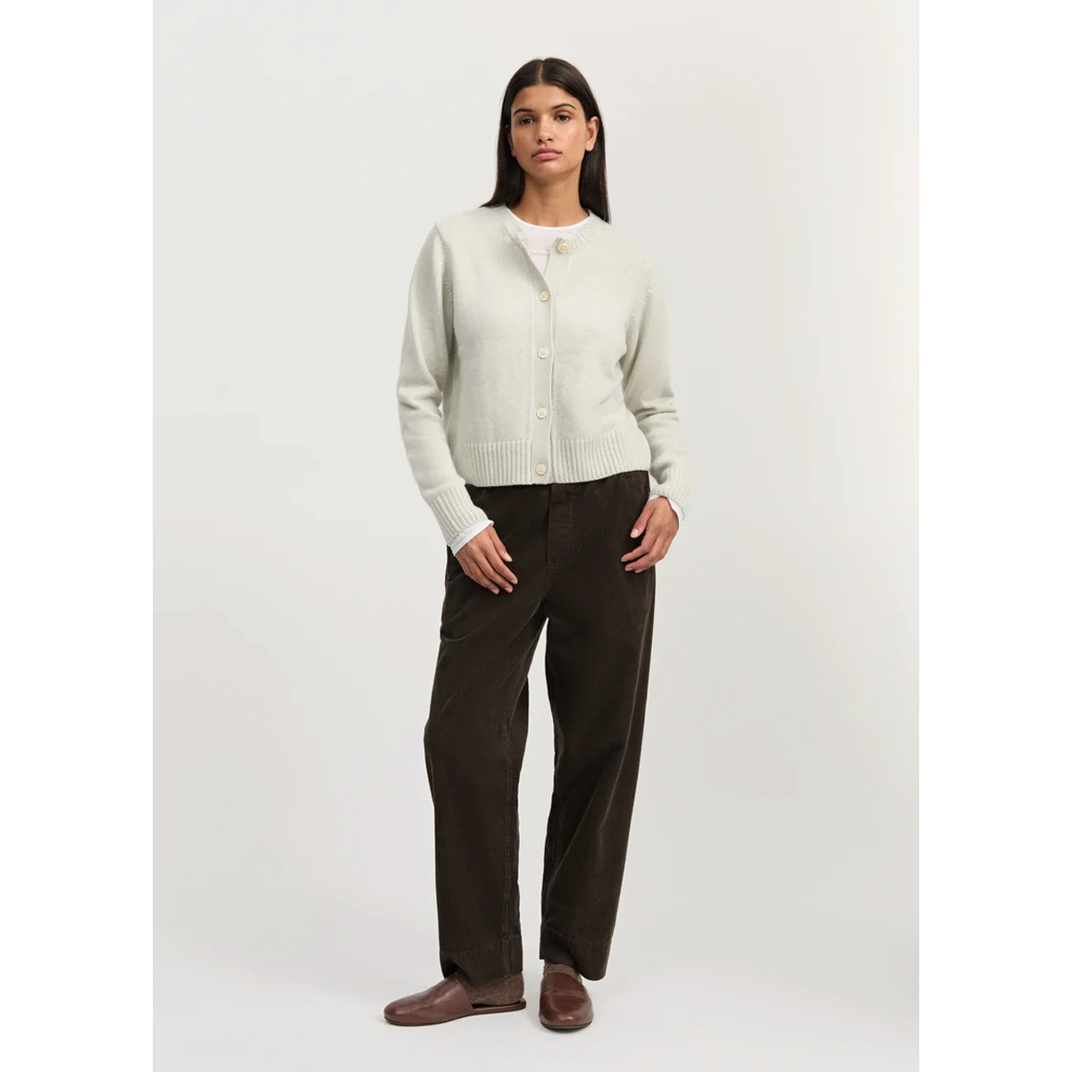 Coco pant corduroy, Smokey brown