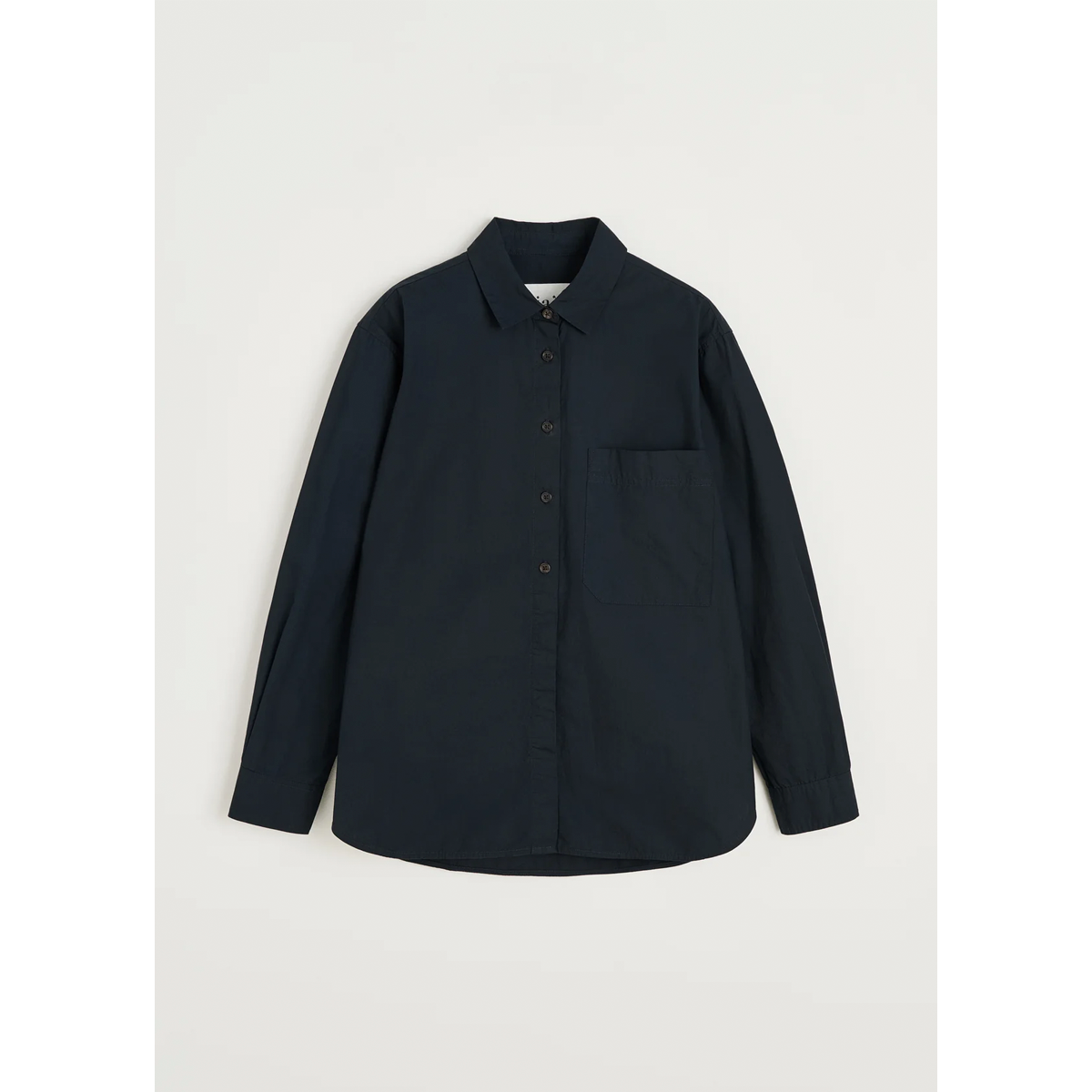 Lynette shirt dark horn, Black navy