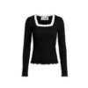Rosella Seamless Top, Black