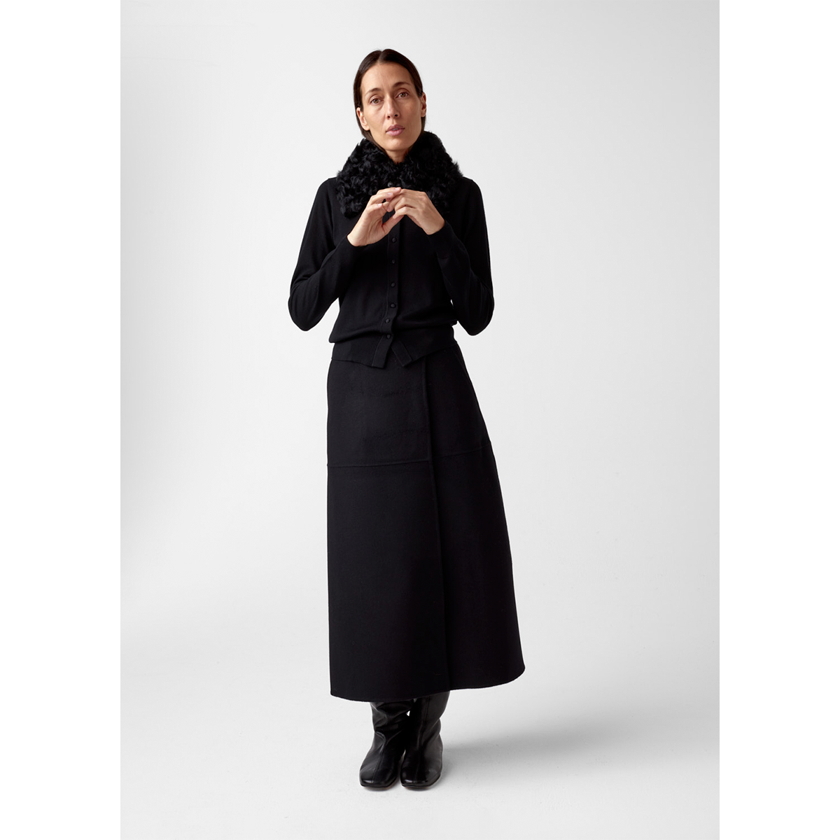 Thelma wool skirt