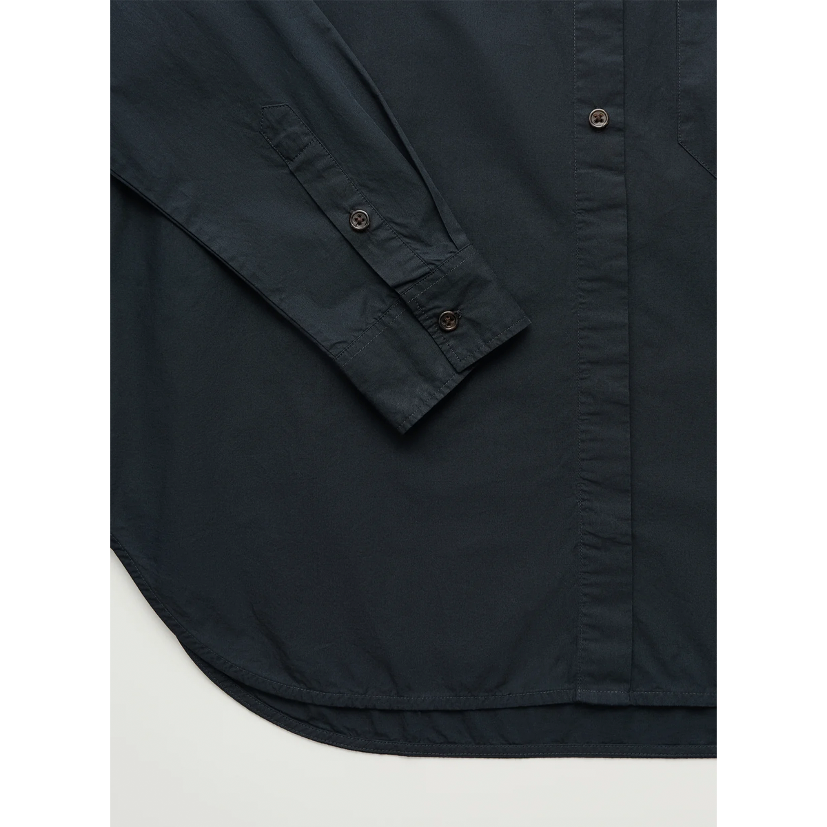 Lynette shirt dark horn, Black navy