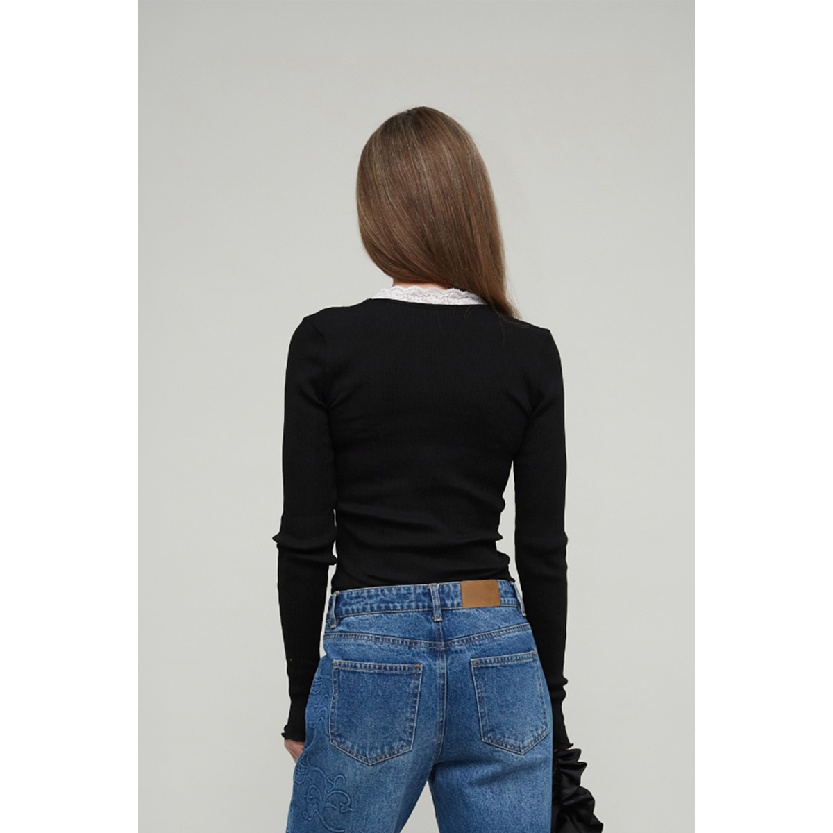 Rosella Seamless Top, Black