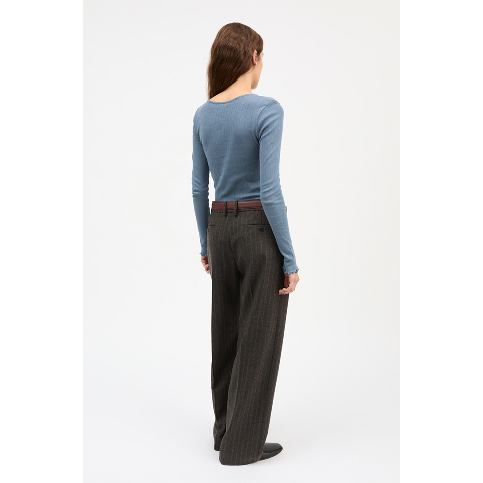 Edie Blouse, Faded Blue
