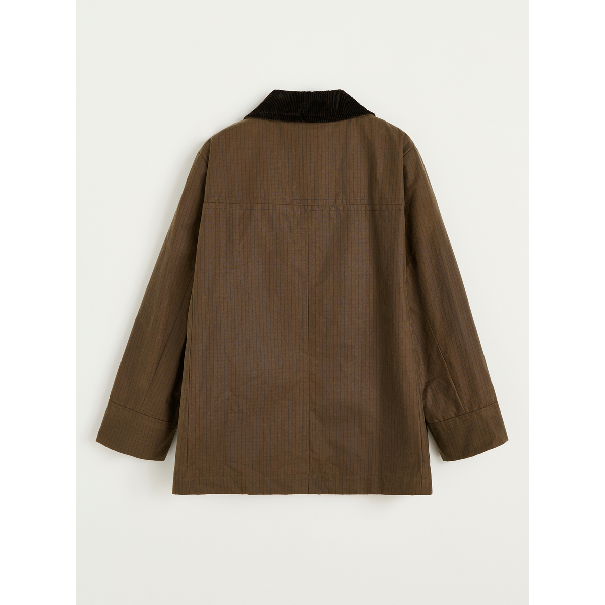 Jamie Jacket Ripstop Oilskin Silkwax, Bark