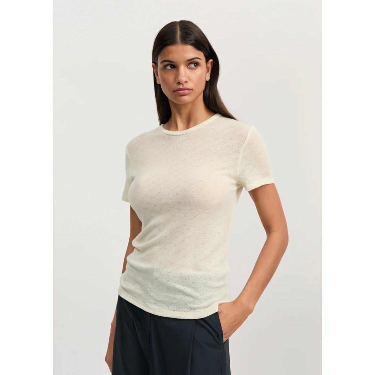 Lumae tee, Pure ecru