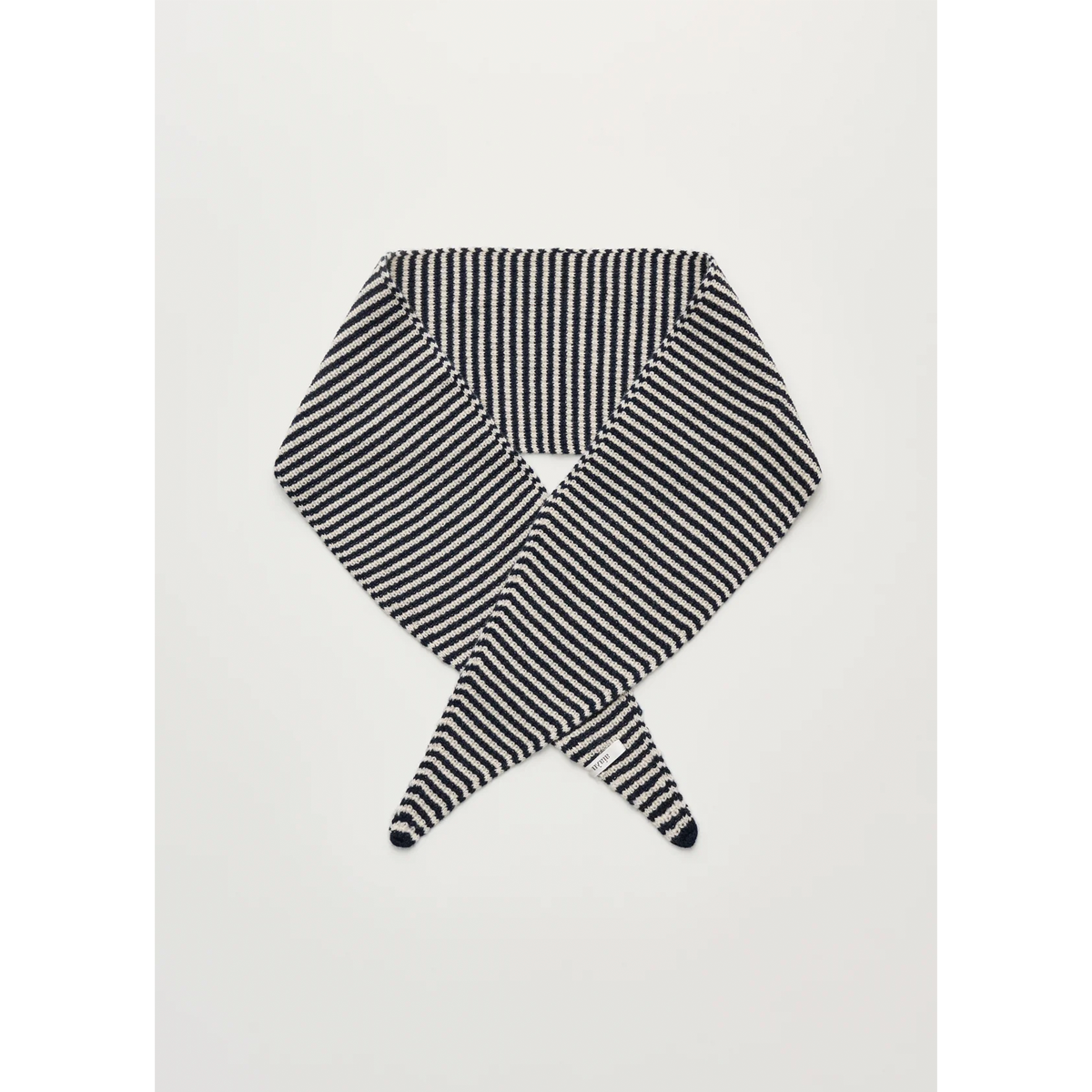Knox scarf – cashmere, Mix black blue