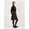 Estelle skirt short corduroy, Smokey brown