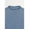 Edie t-neck tee, Faded Blue
