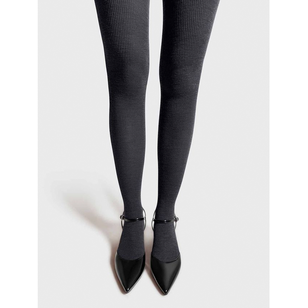 Mrs Merino Wool Tights, Anthracite