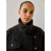 Betty Bouclé Coat Ash