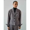 Donna Wool Blazer, Camel