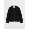Elan cardigan, highland wool, Black navy