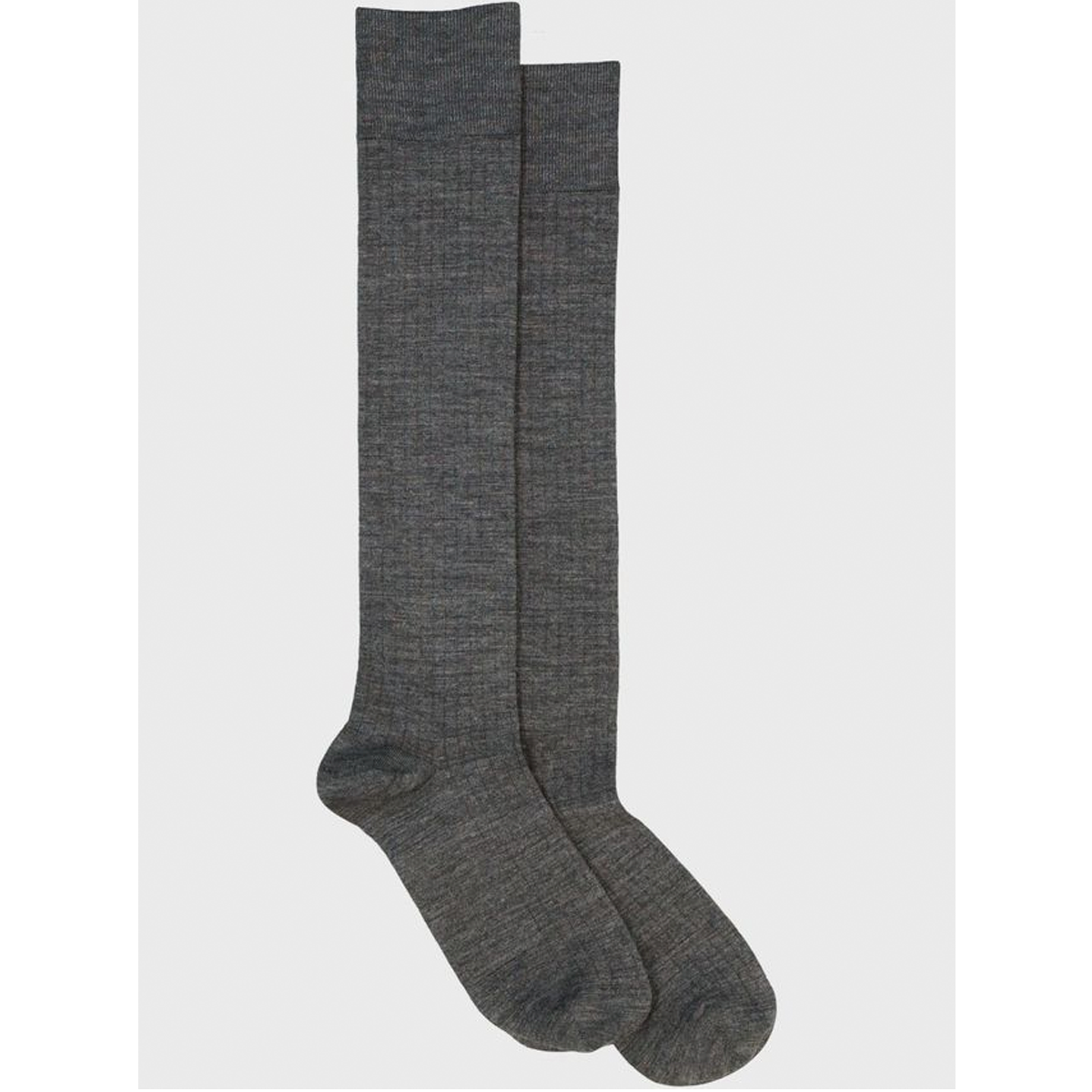 Mrs. Hosiery, Merino Knee-High, Dark Grey