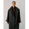 Betty Bouclé Coat Ash