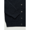 Elan cardigan, highland wool, Black navy