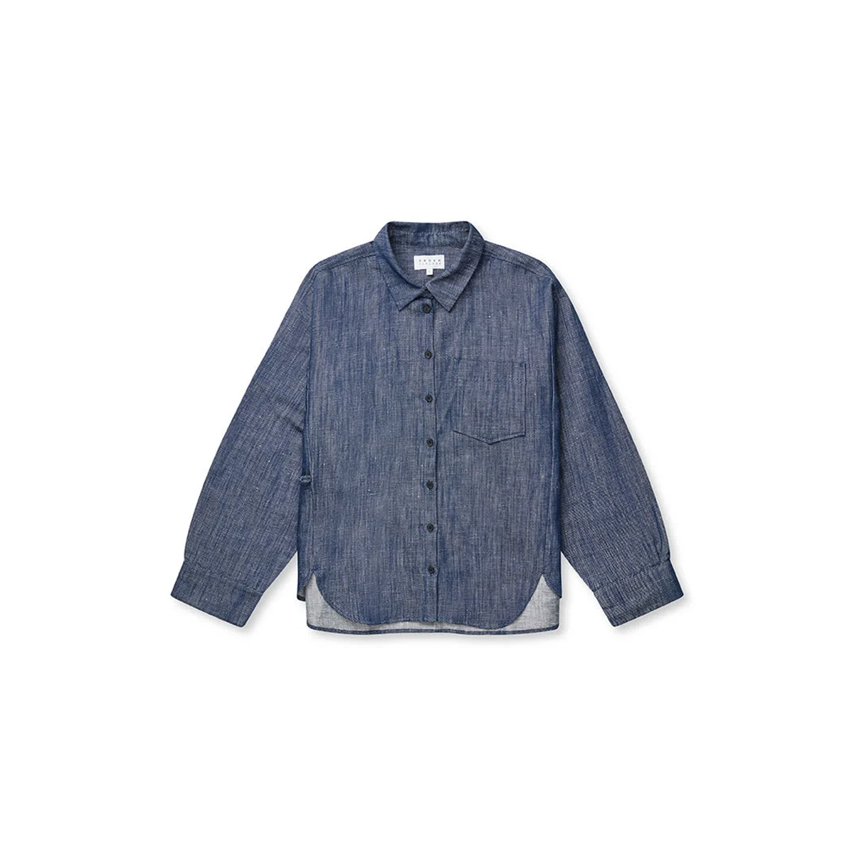 Elna Linen Denim Shirt Blue