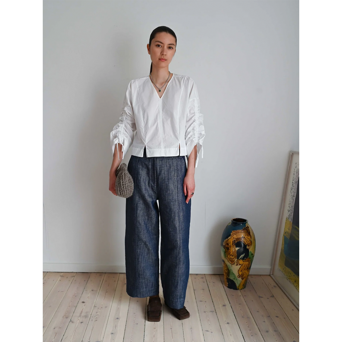 Maddie Blouse White