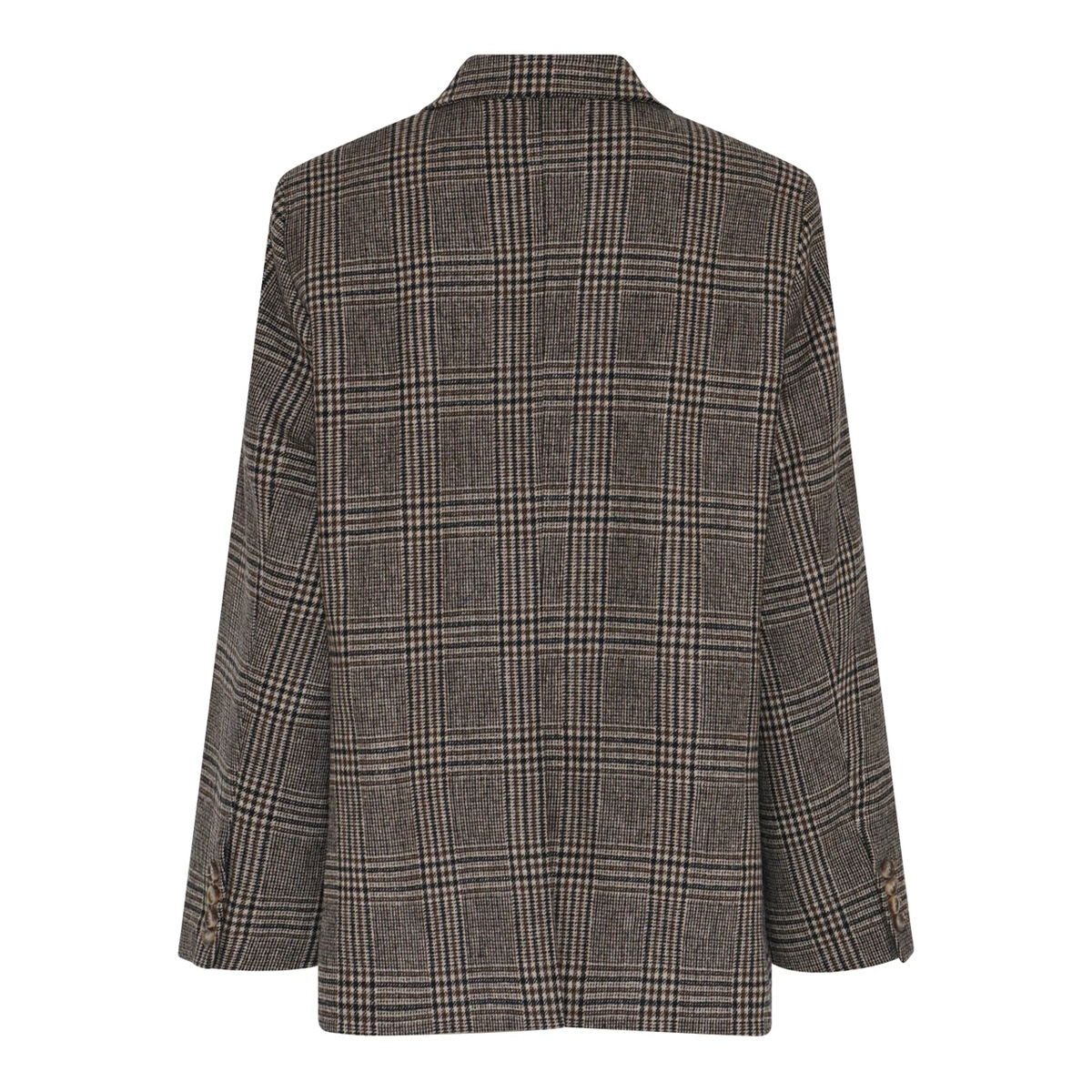 Winnie Wool Jacket - Brown Checks